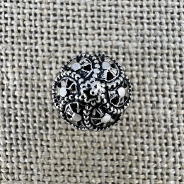 filigraner Knopf-alt-silber | Trachtenknöpfe und Kurzwaren